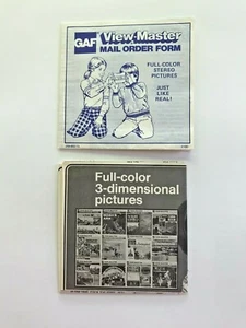 Vintage GAF View Master Viewmaster Literature Papers Toys Hobbies Collectible  - Picture 1 of 5