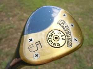 Vintage Spalding Executive Fairway 5 Holz Golfschläger Stahlschaft EUC - Bild 1 von 11