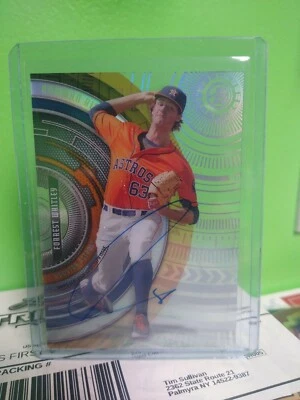 2017 Bowman High Tek Forest Whitley Rush Diffractor Prospect Auto #BHT-FW Astros - Image 1 of 2