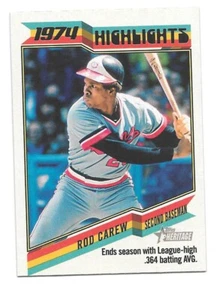 2023 Heritage High Number ROD CAREW 1974 Highlights - MINNESOTA TWILLINGE - #74H-10 - Bild 1 von 1