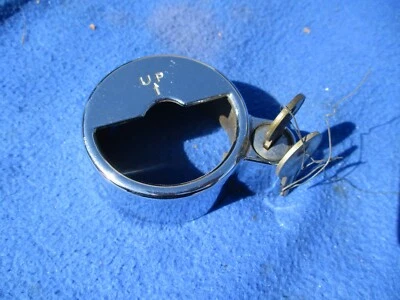 ORIGINAL 1966 CADILLAC LIMOSINE VINTAGE SPARE TIRE LOCK ACCESSORY W/ KEYS - Image 1 of 4