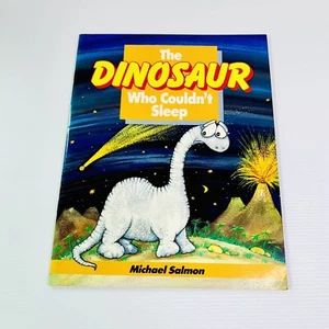 The Dinosaur Who Couldn't Sleep Michael Salmon Vintage SC 1991 Children's Book - Picture 1 of 12