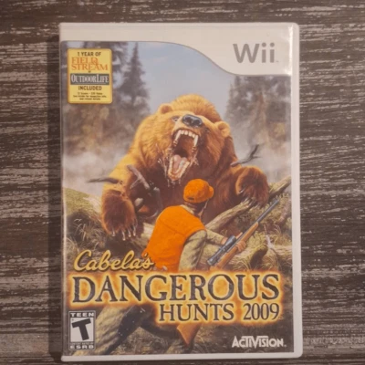 Cabelas Dangerous Hunts 2009 (Nintendo Wii, 2008) Complete Tested - Image 1 of 4