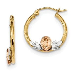 14k 14kt Tri-Color T - Picture 1 of 2