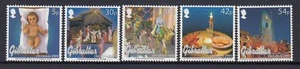 GIBRALTAR 2003 CHRISTMAS  Nativity Celebration set of 5  MNH. - Bild 1 von 1