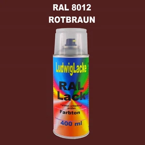 Ral Spraydose Seidenmatt 8012 Rotbraun 400ml  Buntlack Decolack Farbenspray - Bild 1 von 5