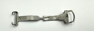 Auténtico cierre de hebilla de despliegue de acero inoxidable Cartier de 18 mm hecho en Suiza - Imagen 1 de 10