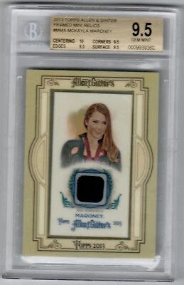 Topps 2013 Allen & Ginter's Mckayla Maroney Memorabilia Beckett 9,5 gema como nueva Foto 1 de 2