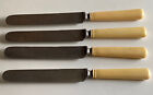 Vintage Set Of 4 Meriden Cutlery Co Connecticut Bakelite Handled Knives Knife