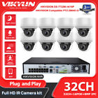 Hikvision 32Ch Poe Nvr Cctv System 4K 8Mp Ptz Ip Camera Ir 4X Zoom Mic Ip66 Lot