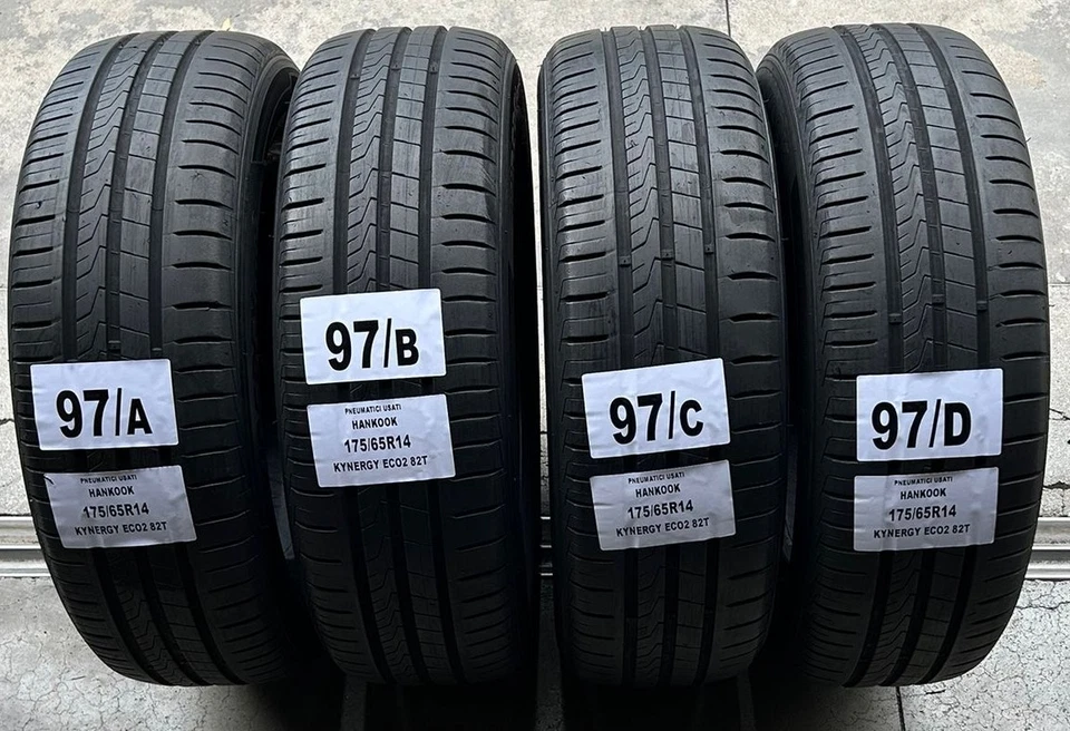 PNEUMATICI USATI HANKOOK 175/65 R14 ESTIVI KYNERGY ECO 2 82T 175 65 14 - Immagine 1 di 1
