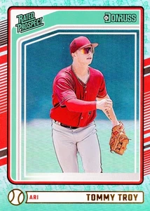 2024 Donruss Rated Prospect Liberty Holo RC "Tommy Troy" Arizona Diamondbacks - Picture 1 of 2
