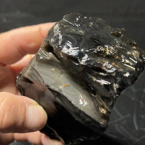 12oz Davis Creek Rainbow obsidian rough Lapidary For Knapping-Slabbing #7 - Picture 1 of 10