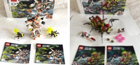 Lot of 2 LEGO Galaxy Squad 70708 Hive Crawler and 70707 CLS-89 Eradicator Mech