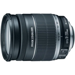 Canon EF-S 18-200mm f/3.5-5.6 IS Standard Zoom Lens for Canon DSLR Cameras - Picture 1 of 3