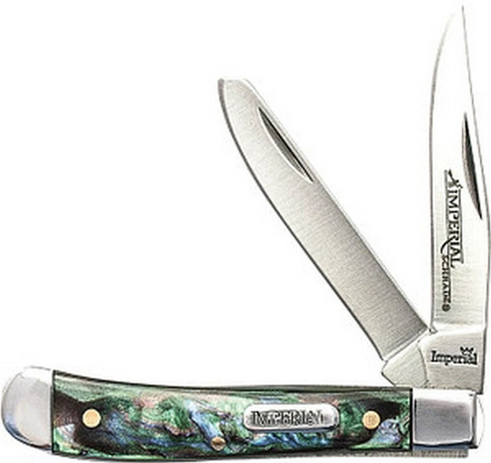 Cuchillo Plegable Schrade Imperial Púrpura Abulón Remolino Celuloide Trapper - IMP19PRT Foto 1 de 1