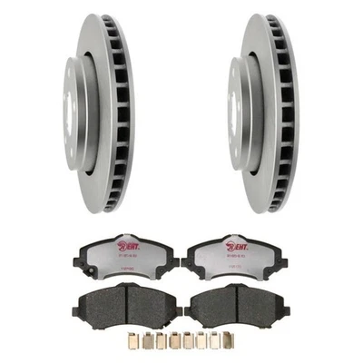 For Jeep Wrangler JK 18 Raybestos Element3 Plain Front Brake Kit w Hybrid Pads Foto 1 de 4