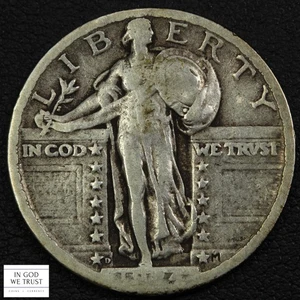 1924 D Standing Liberty Silver Quarter 25C - Picture 1 of 3