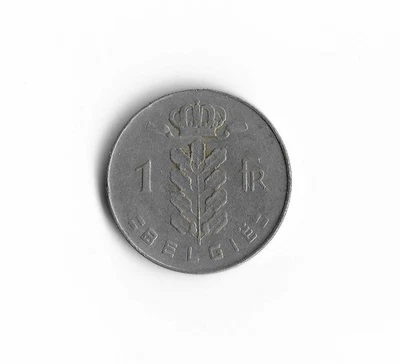 Bélgica 1974 - 1 franco - 143 - cobre níquel - 4 g Foto 1 de 2