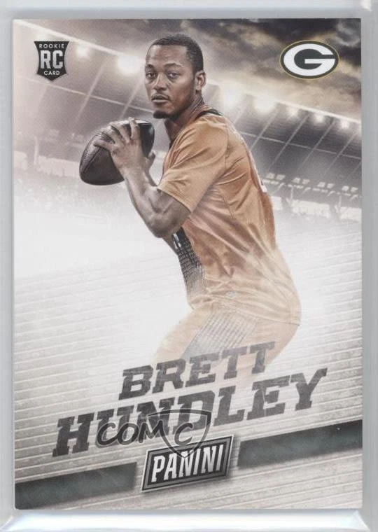2015 Panini Father's Day Class of Decoy Thick Stock Brett Hundley #33 Rookie RC - Image 1 of 2