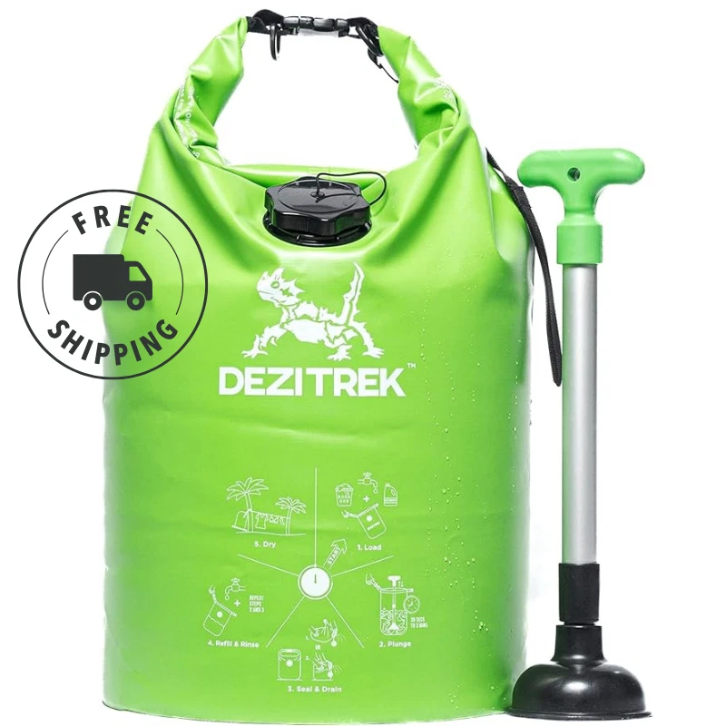 Juego grande de bolsa de lavado de mano y émbolo fuera de la rejilla lavadora no eléctrica Foto 1 de 4