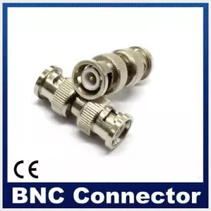 2pcs Male BNC Connector Zinc Alloy Video 33.5*13mm Power for CCTV monitoring - Picture 1 of 6