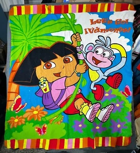Dora The Explorer Blanket 48 x 54 - Picture 1 of 3