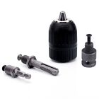 Versatile 4 in 1 Drill Chuck with SDS Adapter Perfect for Impact Tools