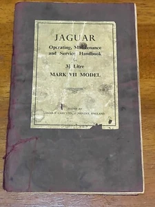 Jaguar Mk7 Owners Manual Operating Maintenance Service Handbook Mark 7 VII 3.5L - Picture 1 of 6
