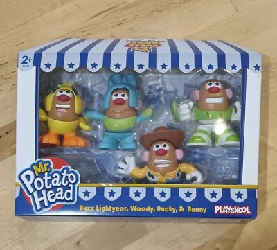 Mr Potato Head Disney Toy Story 4 Pack Buzz, Woody, Ducky, Bunny Rare Collector - Photo 1/4