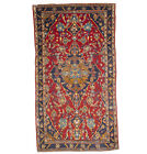 Farmhouse Boho Decor Vintage Floral Tribal 5x9’5 Oriental Rug Handmade Carpet