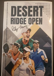 Pickleball Autographed Signed RILEY NEWMAN Poster - Picture 1 of 2