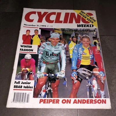 CYCLING WEEKLY Vintage Bike Cycle Bicycle Magazine - November 21st 1992 - Image 1 of 4