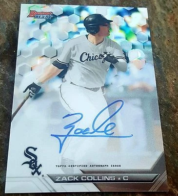 Zack Collins RC 2016 Bowman Best Rookie Autograph Auto-Chicago White Sox C RC - Image 1 of 4