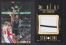 2014-15 Preferred Basketball Stat Line Patch Prime #9 Joe Johnson 14/25