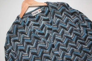 Missoni Sport Wool Mohair Blend V-Neck Cardigan Men's 54 - Picture 1 of 7