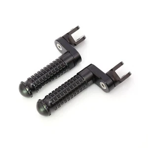 Black MPRO Front Foot Pegs 25mm Riser For Yamaha Tracer 9 GT / Tracer 9 21-24 23 - Picture 1 of 4