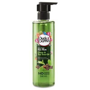 Buds & Berries Acne Fight Clove and TeaTree Oil pH Balanced Gentle Facewash 240m