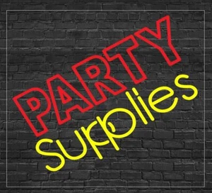 LED Flex Party Supplies Neon Sign for Windows | 24"W x 31"H x 1"D - Picture 1 of 5