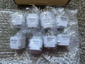 BESTEK Worldwide Travel Grounded Universal Power Plug Adapter Set of 8 Types - Picture 1 of 2