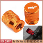Wheel Tire Valve Stem Caps Airtight Covers For KTM Duke 125 200 250 390 690 990