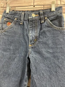 Wrangler 20X boys 10 jeans blue denim western adjustable waist cowboy boot rodeo - Picture 1 of 18