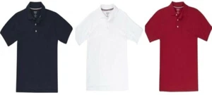 French Toast Boys School Uniform Short Sleeve Polo Shirt NWT S6/7 M8 L10/12 - Picture 1 of 5
