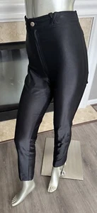 Vintage 70’s Frederick’s Of Hollywood BLACK Spandex Disco Pants Size 9 Modern 6 - Picture 1 of 10