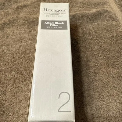 NOVO cartucho de filtragem de água de hidrogênio alcalino hexagonal nº 2 originais - Imagem 1 de 4