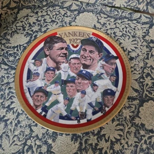 Sports Impressions Collectors' Club 1927 Yankees Members Only Plate 1993 w Box - Picture 1 of 3