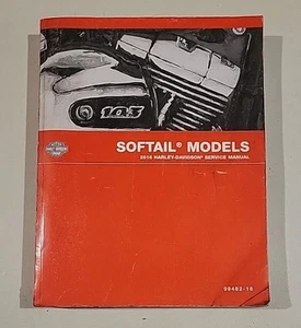 Oem 2016 Harley-Davidson Softail Service Repair Maintenance Shop Manual 99482-16 - Foto 1 di 3
