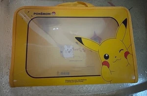 Vintage Pokémon Pocket Monsters 1997 Korean Exclusive Zippered Carrier  - Picture 1 of 8