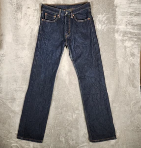 Levi's 505 Jeans Men's 31X31 (Tag 31X32) Blue Straight Regular Fit - Picture 1 of 18