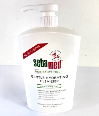 Loção hidratante suave SebaMed Jumbo 33,8 fl oz.  pH 5,5 - Imagem 1 de 2